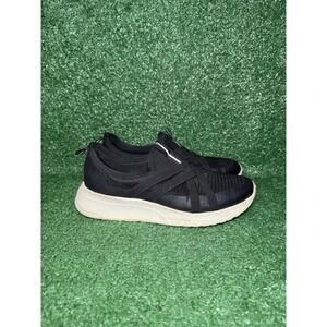 Rieker Women Size 8 US 39 EU Antistress Strappy Mesh Black Comfort Slip On Shoes